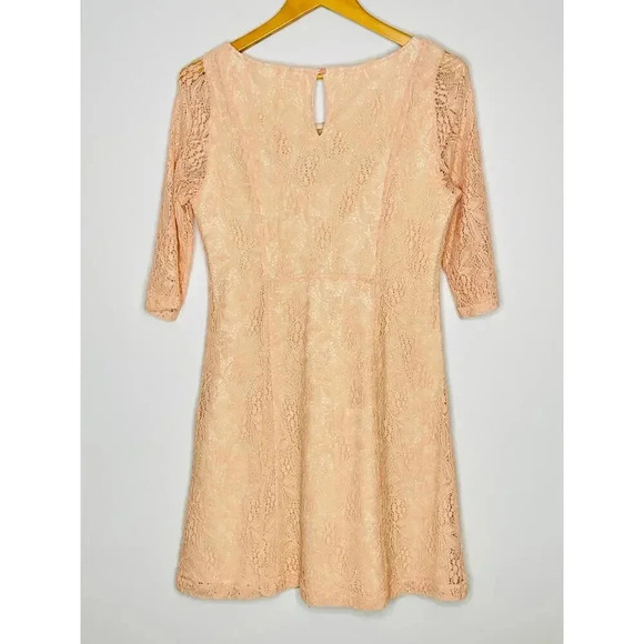 Maeve Anthropologie Pink Lefkara Lace Dress Size Medium New without tags - Picture 9 of 10